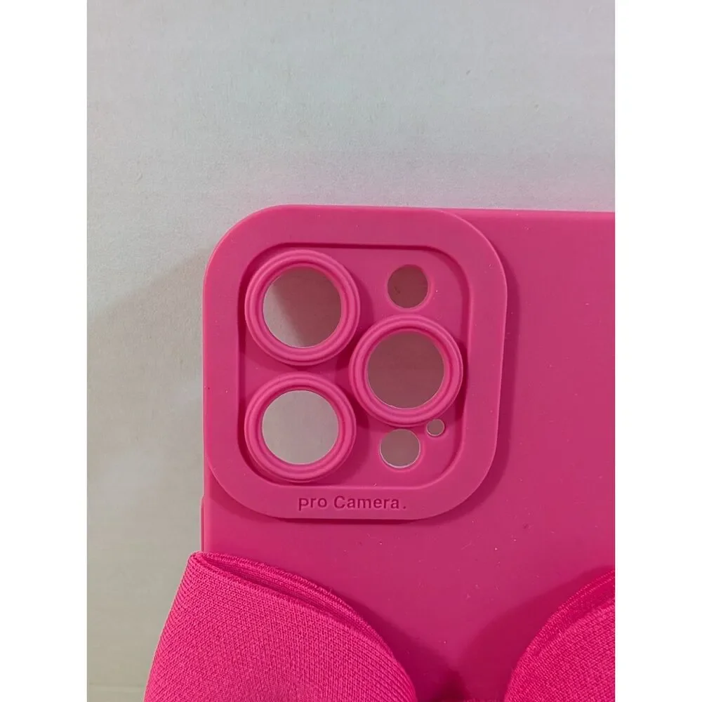 Pink Bow Case for iphone 12 ProMax
